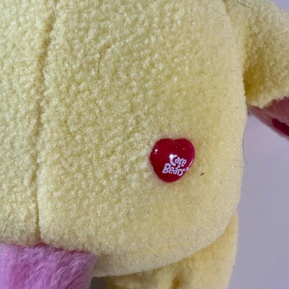 Care Bears Cheer Rainbow Pink Bear In Duck Costume 2008 8" Plush Stuffed Animal - Picture 5 of 8